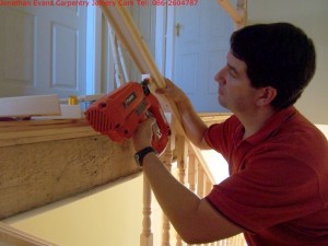 Staircase Refurbishment Cork with Jonathan Evans Carpentry Joinery Tel: 086-2604787