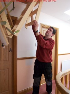 Attic Stairs Ladders Cork with Jonathan Evans Carpentry Joinery Tel: 086-2604787
